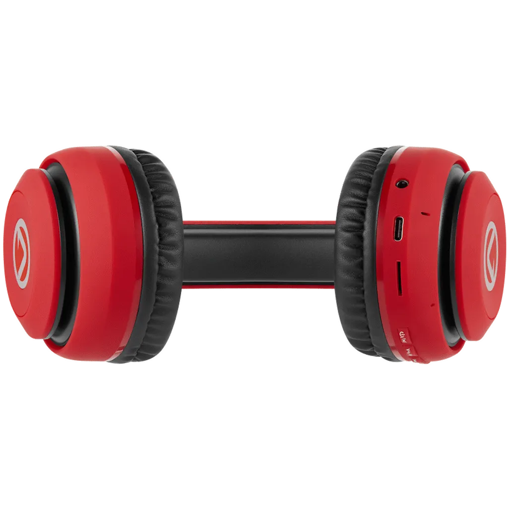 Volkano Impulse Series Bluetooth Headphones - Red