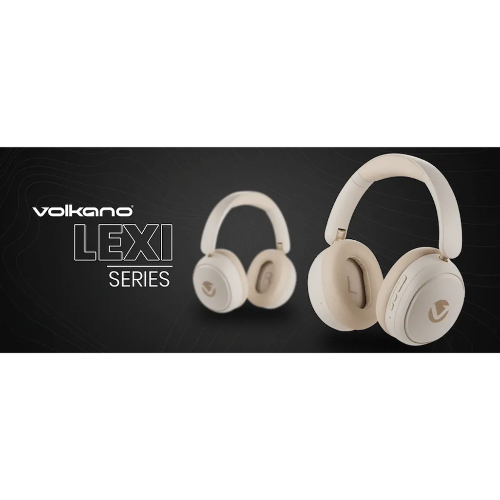Volkano Lexi Bluetooth Headphone with ANC - Nude