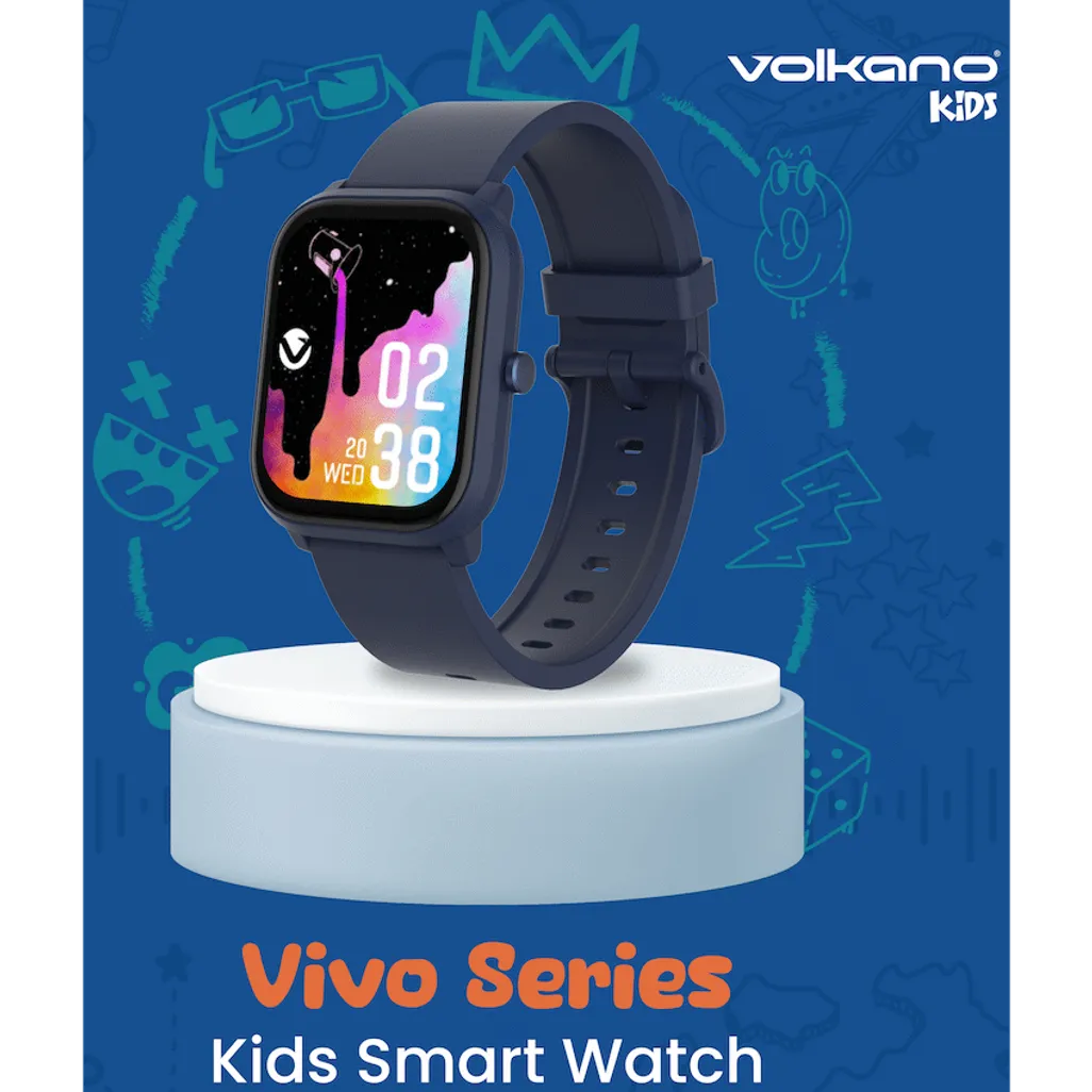 Volkano Vivo Series Kids Smart Watch - Dark Blue