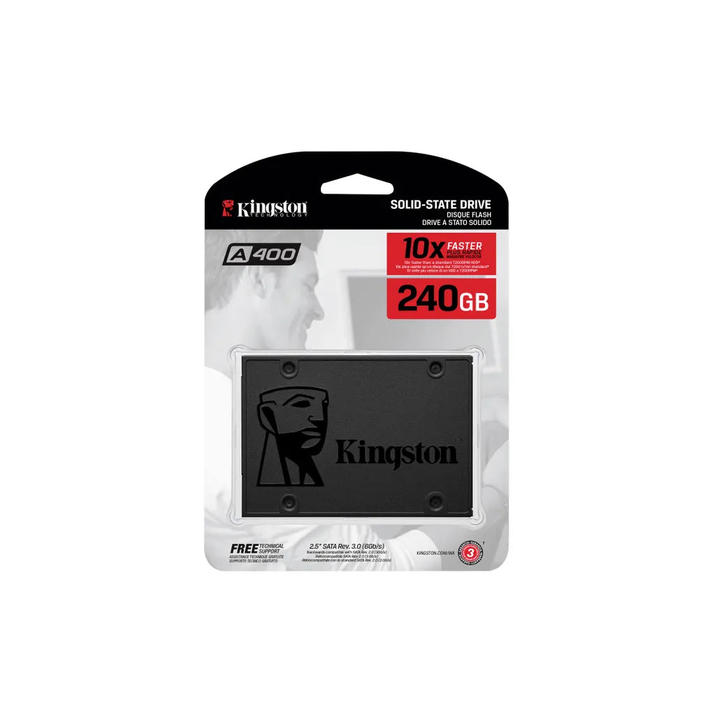 Kingston A400 2.5-inch 240GB Serial ATA III TLC Internal SSD - iDesign Communications