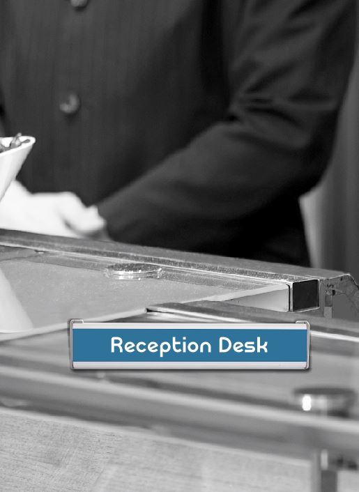 Desk Name Plate Sign Frame (280*50mm)