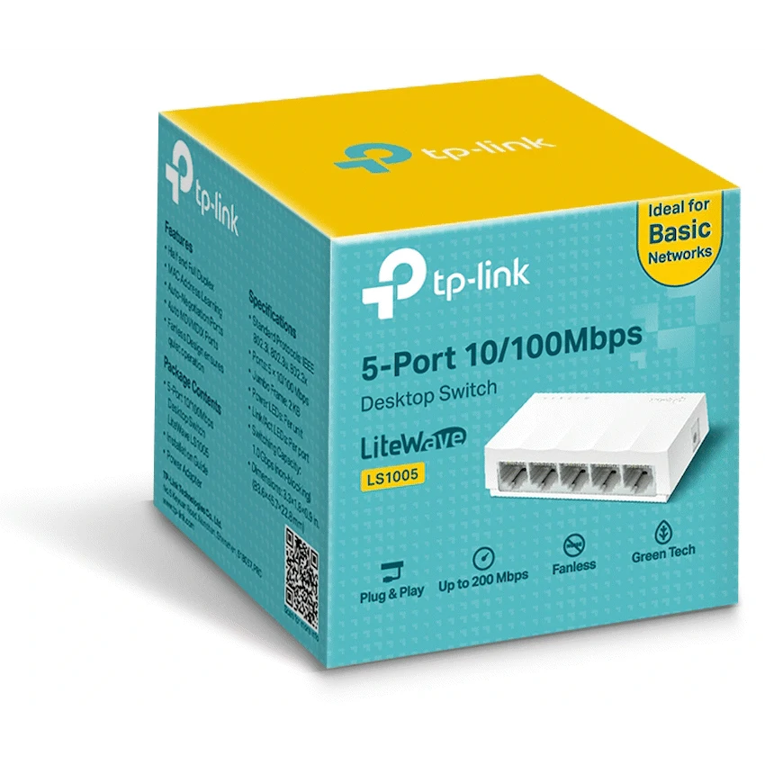 TP-Link 5 Port Unmanaged Desktop Switch