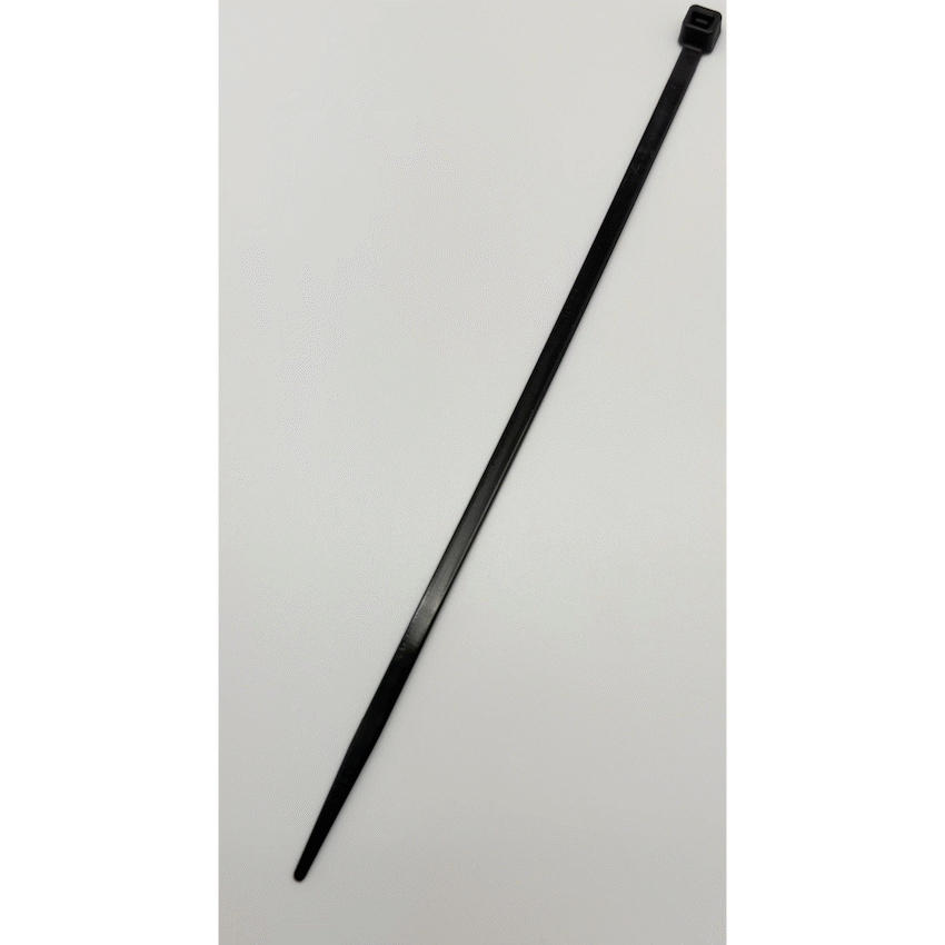 Ellies Cable Tie 4.8mm X 200mm - 20 PACK SIZE - BK