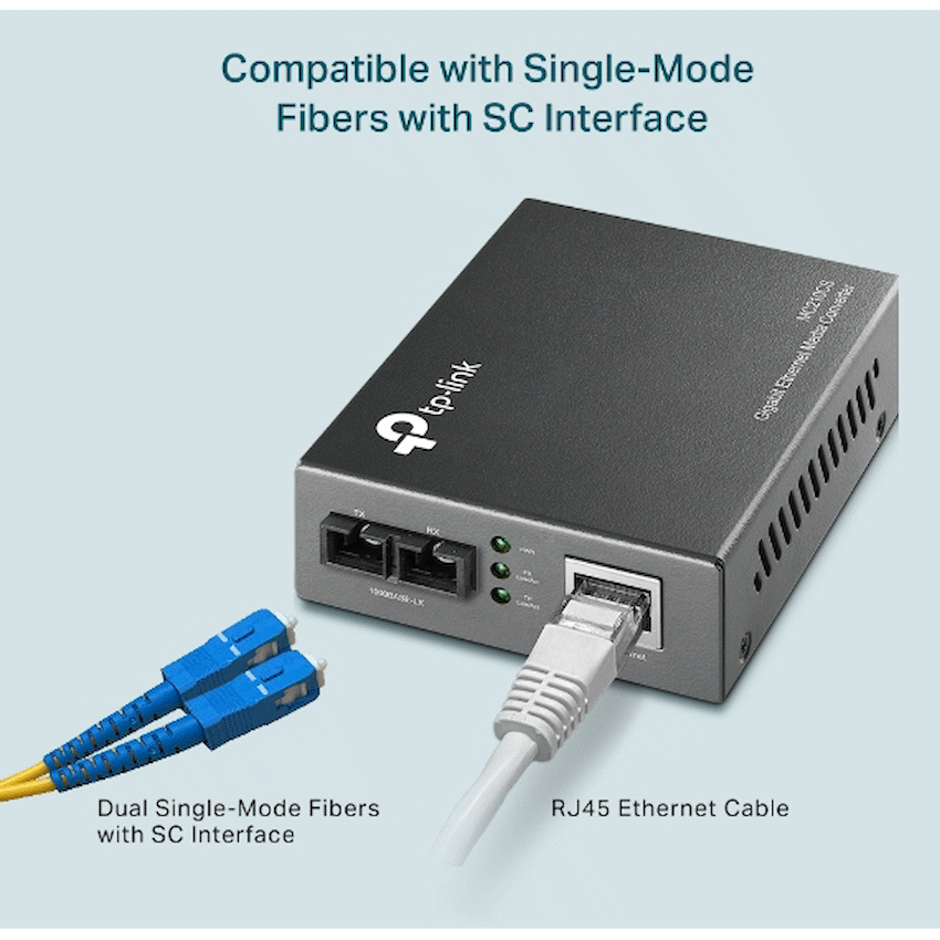 TP-Link Gigabit Single-Mode Media Converter