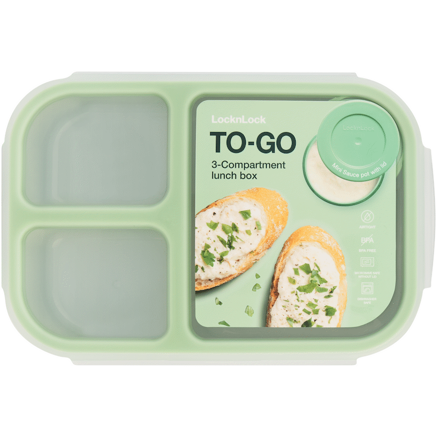 LocknLock To-Go lunch box 980ml mint ( Order in Qty of 6)