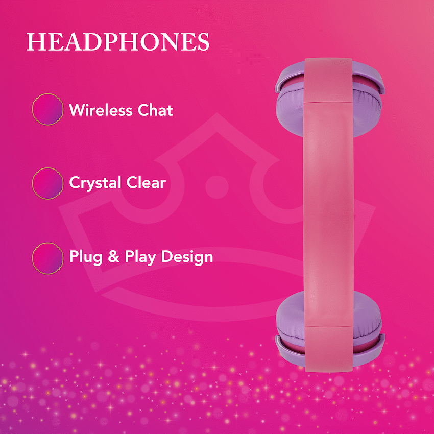 Disney Princess Bluetooth Wireless Stereo Headphones