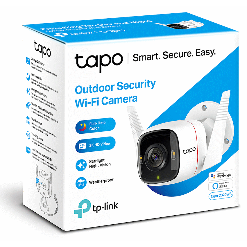 TP-Link TAPO 2MP C320WS 2K QHD Outdoor IP Camera