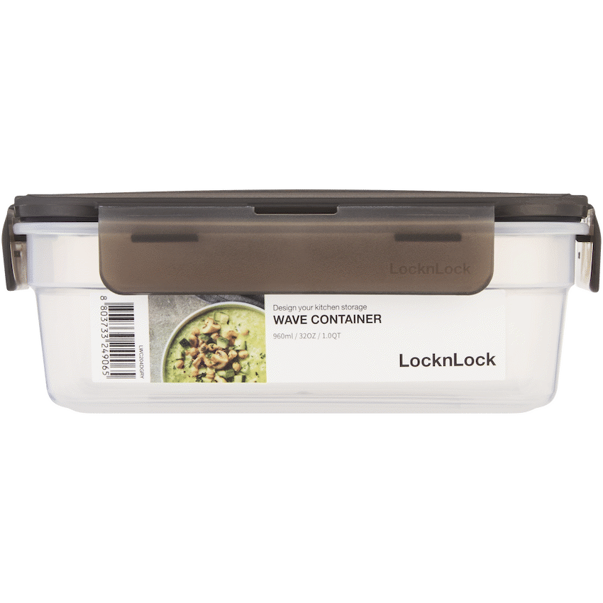 LocknLock Wave container 960ml grey ( Order in Qty of 8)