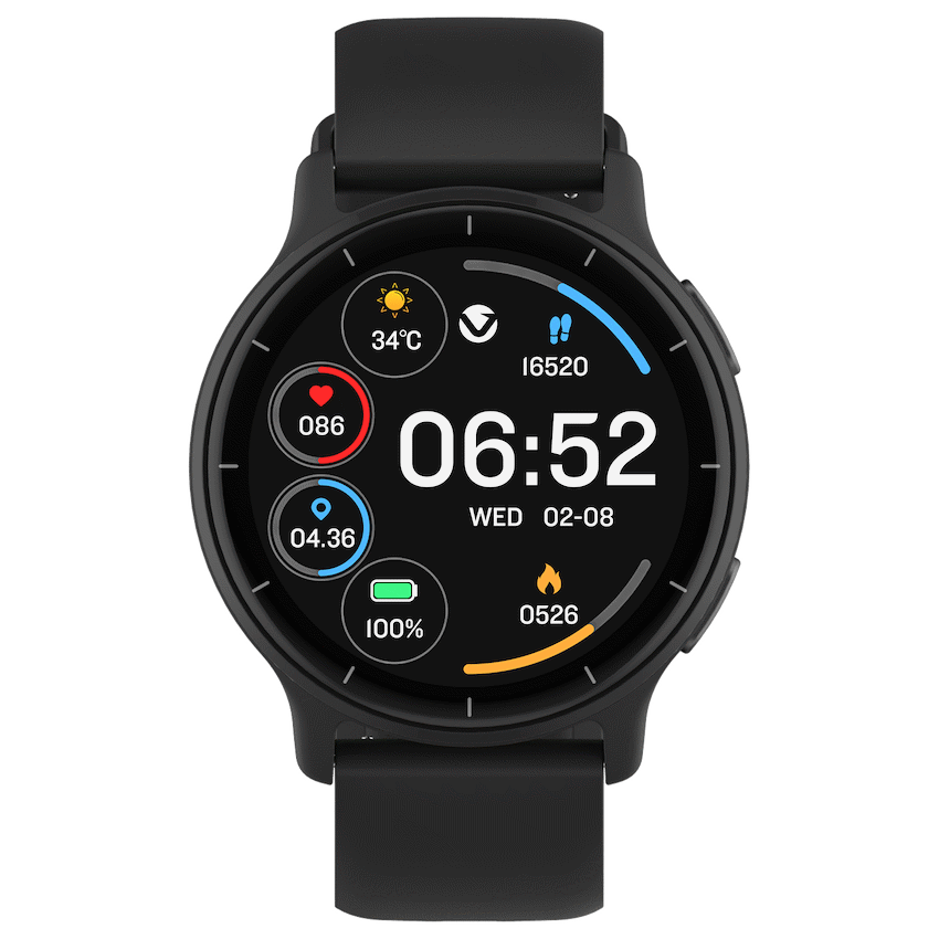 Volkano Stellar - GPS Smartwatch - Black