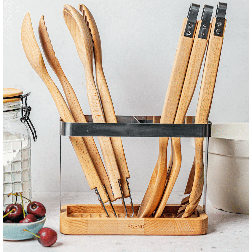 Legend Premium Beechwood solid spoon ( Order in Qty of 6)