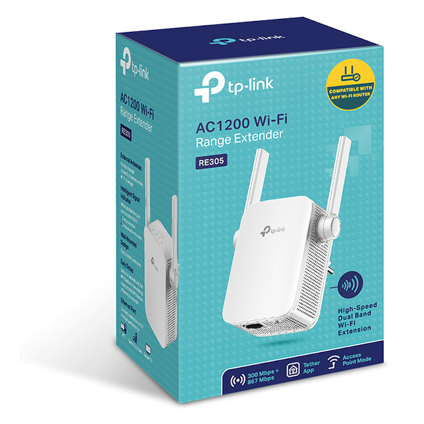 TP-Link AC1200 Wall Plugged Wi-Fi Range Extender