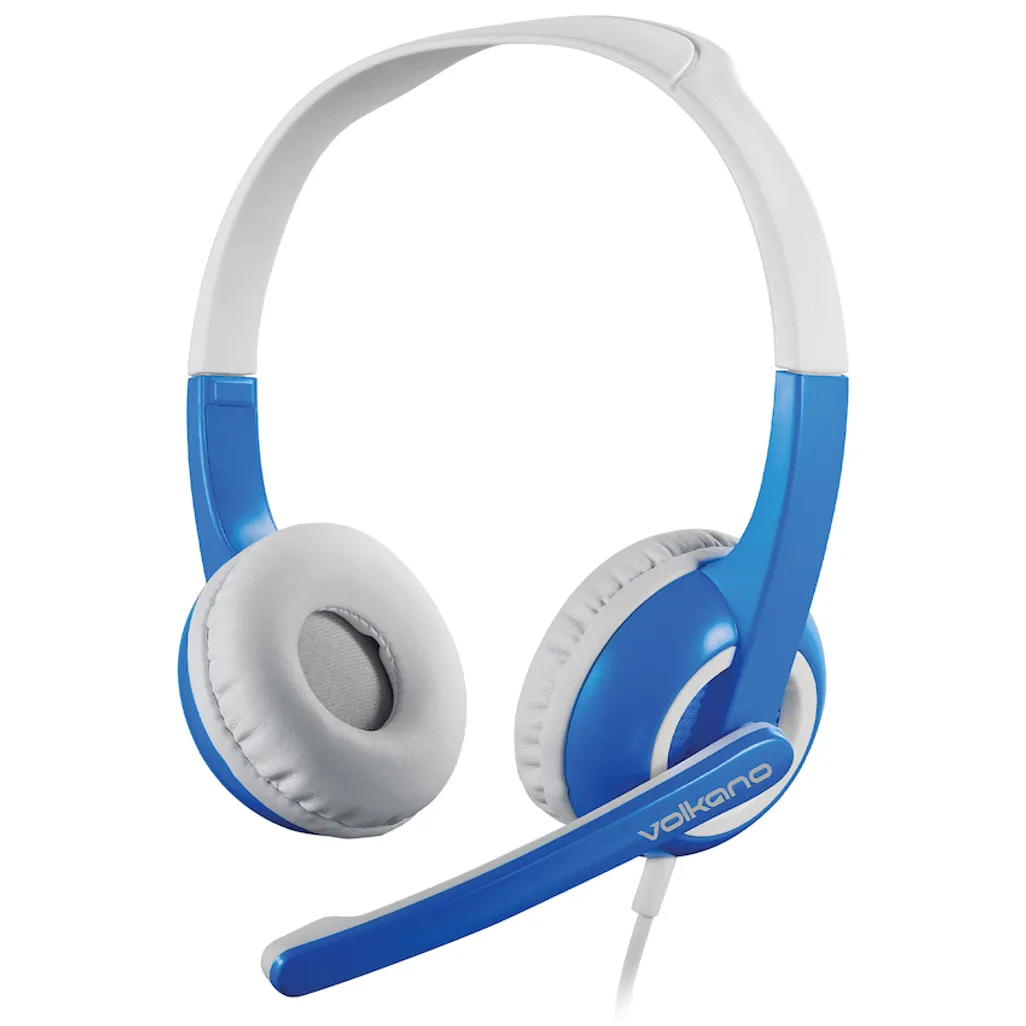 Volkano Kids Chat Junior series headset with mic - Blue