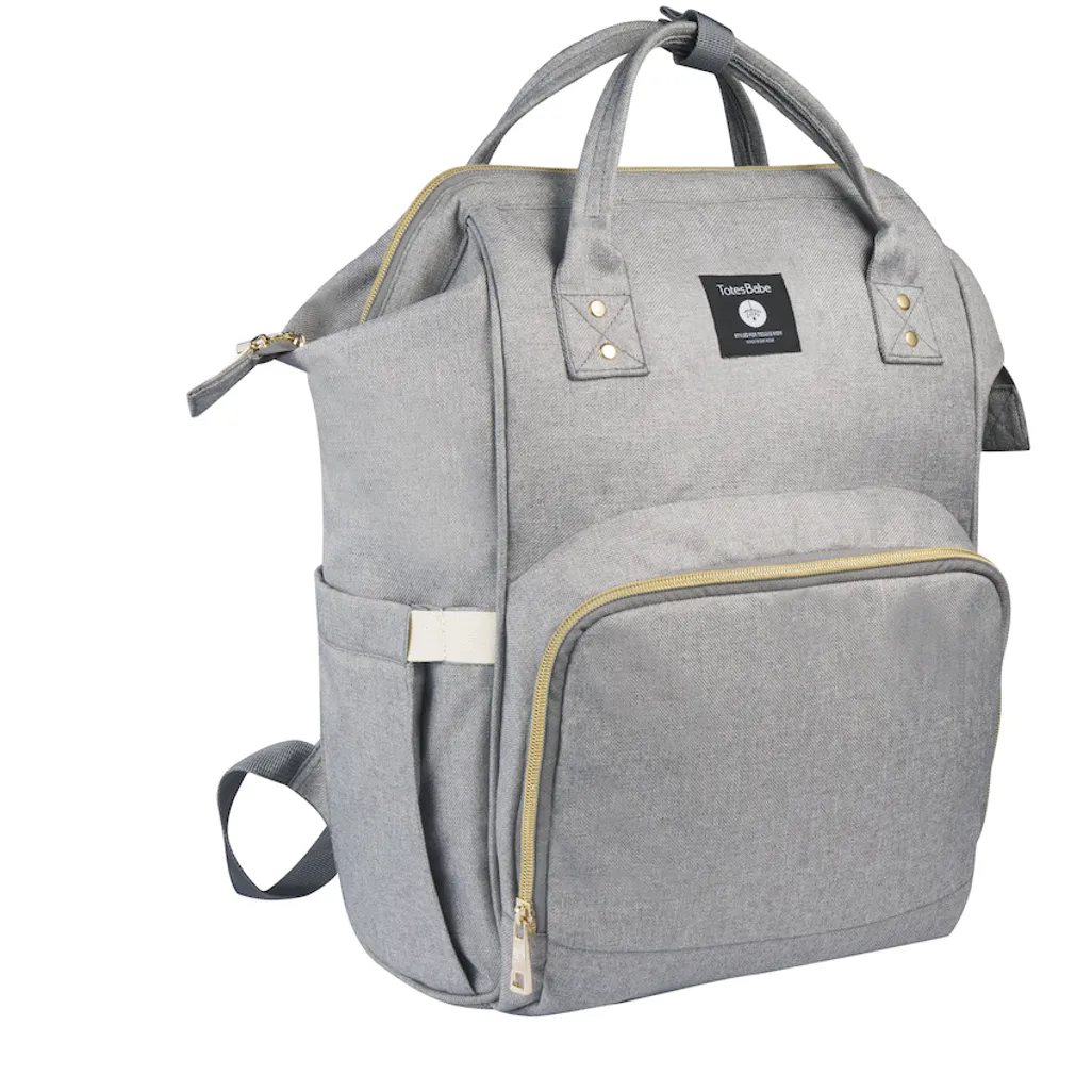 Totes Babe Alma 18l Diaper Backpack - Grey