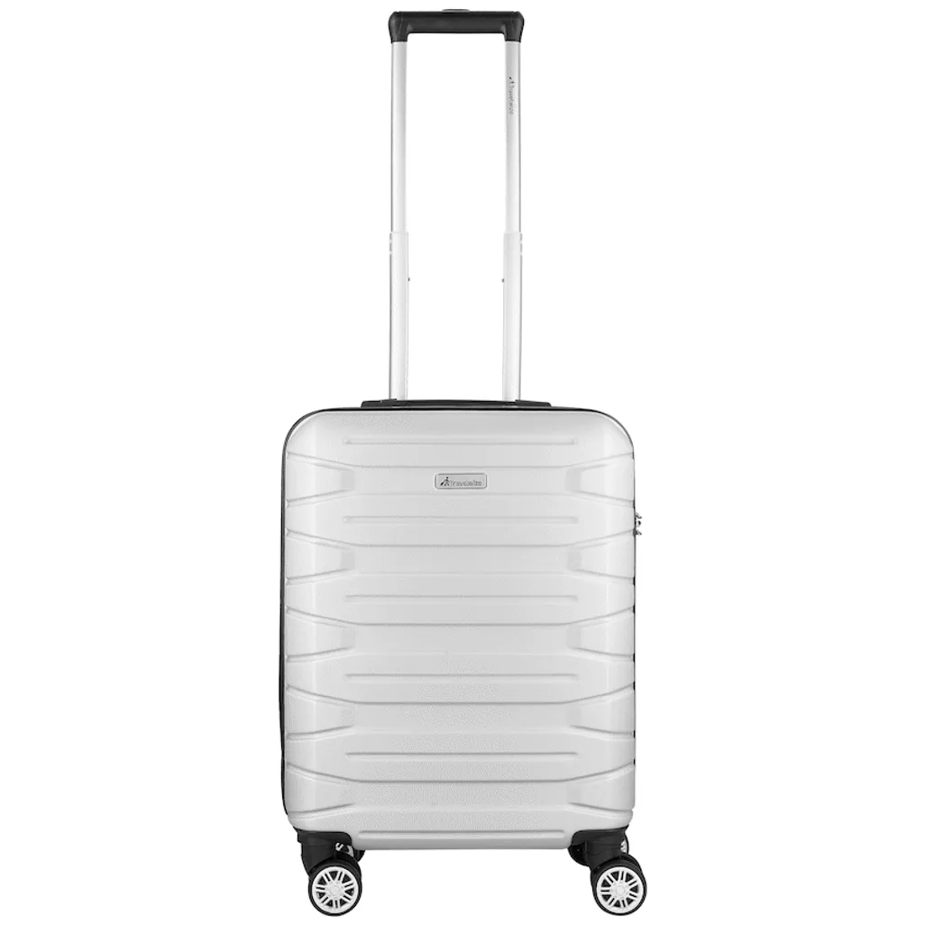 Travelwize Cabana ABS 4-Wheel Spinner 55cm Luggage - Platinum