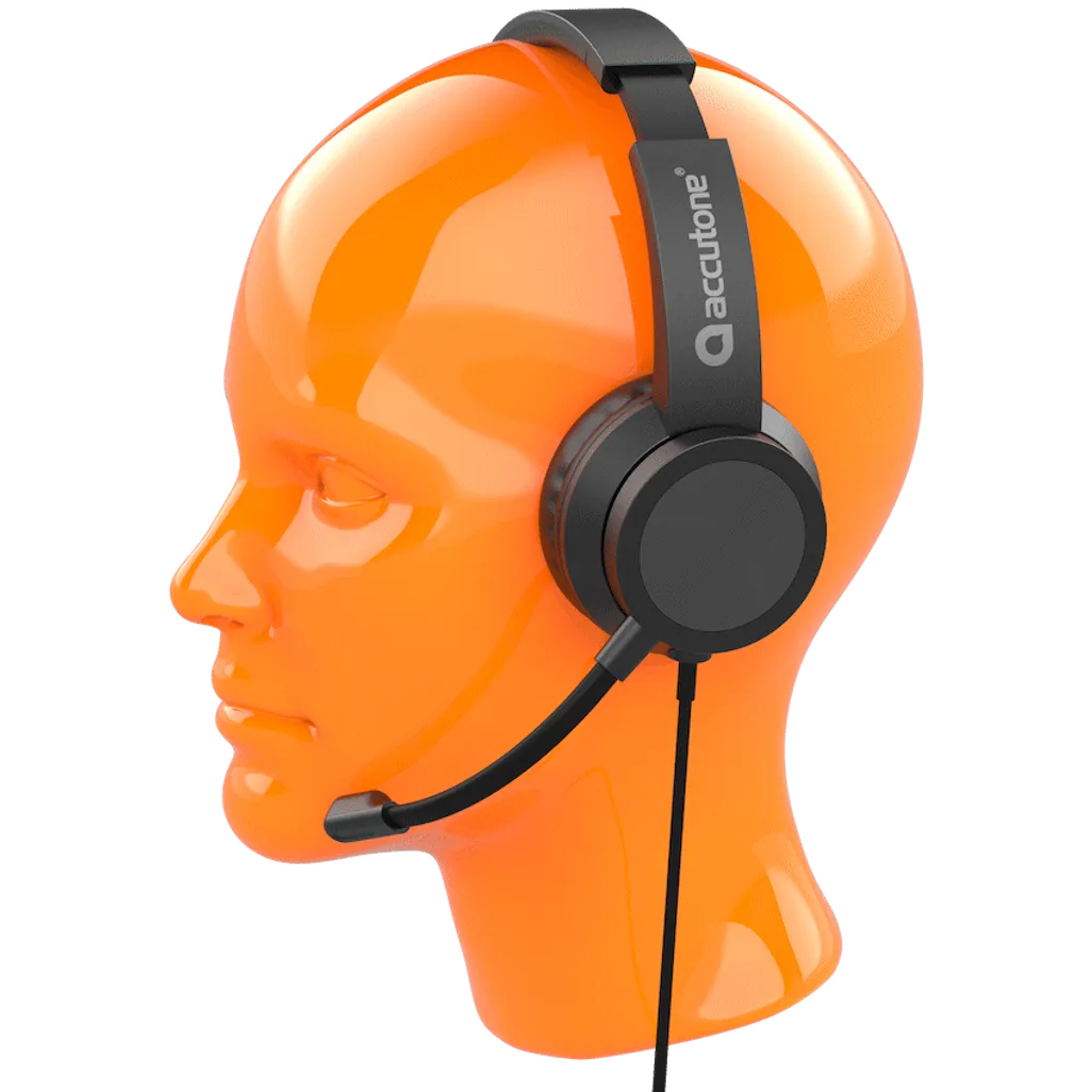 Accutone USB Binaural Headset