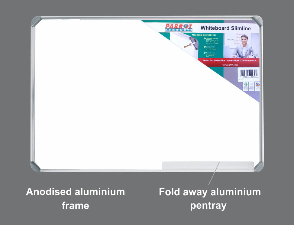 Parrot Products Slimline Magnetic Whiteboard (300*450mm - Non-Retail)