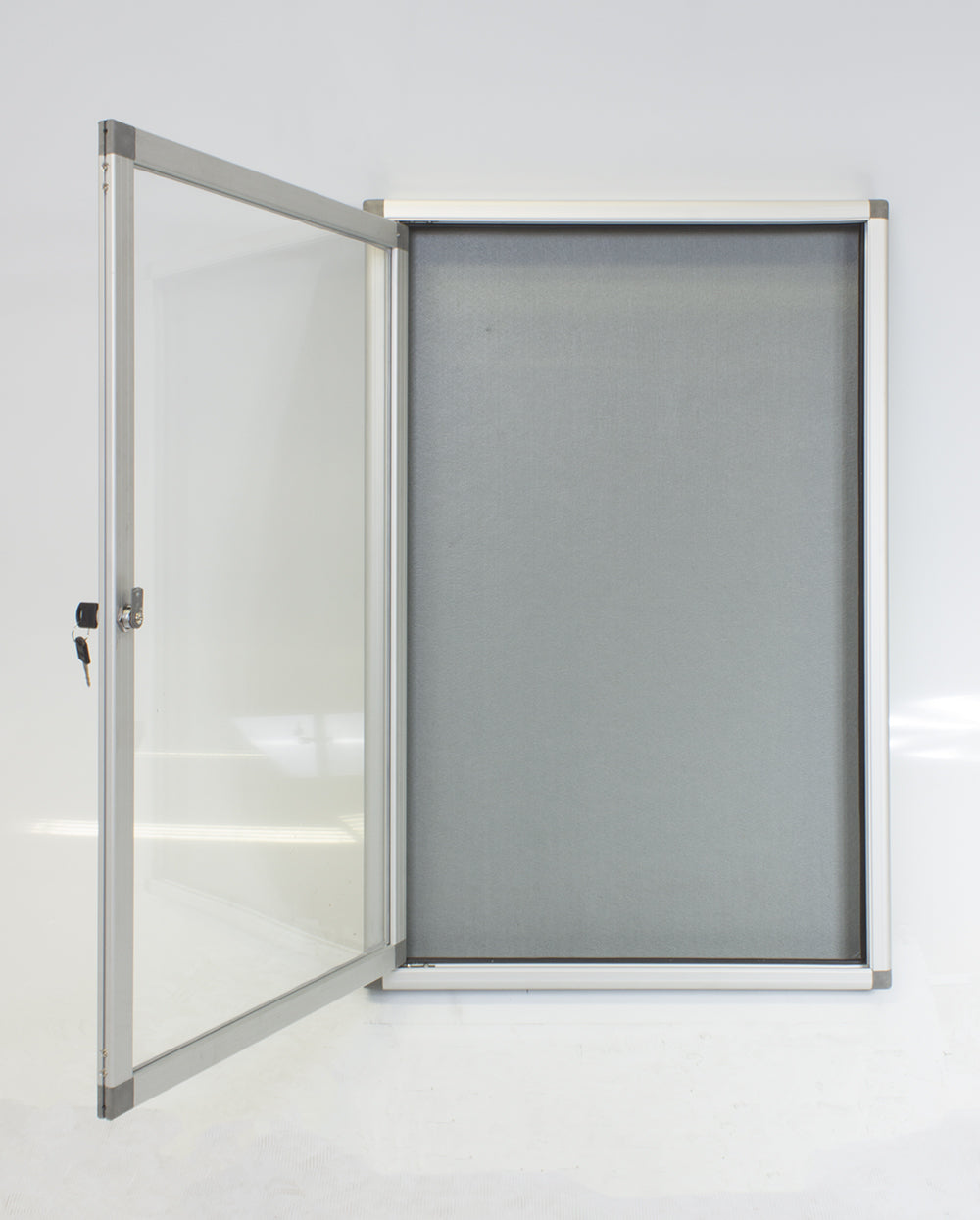 Hinged Pinning Display Case (900*600mm - Grey)