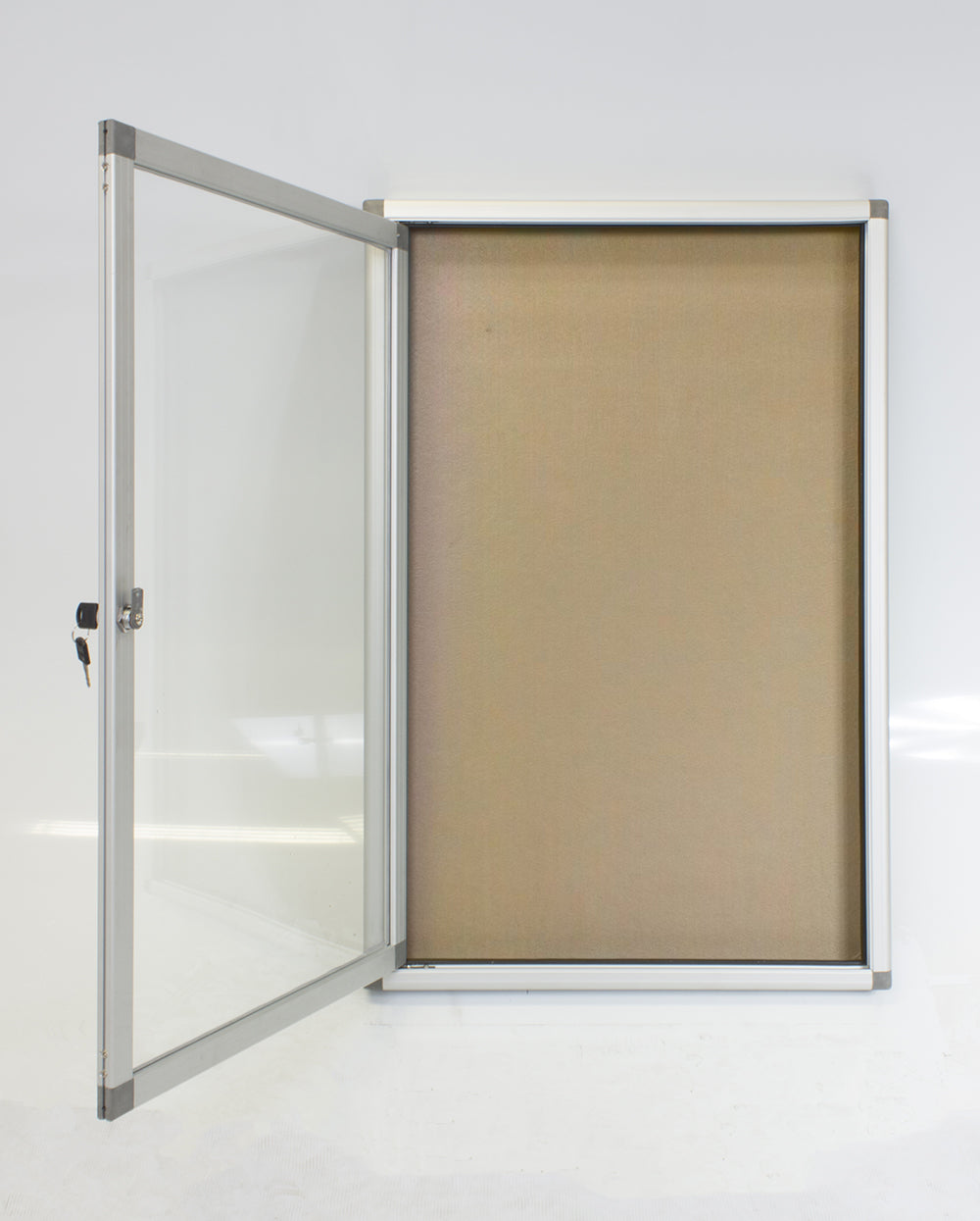 Hinged Pinning Display Case (900*600mm - Beige)