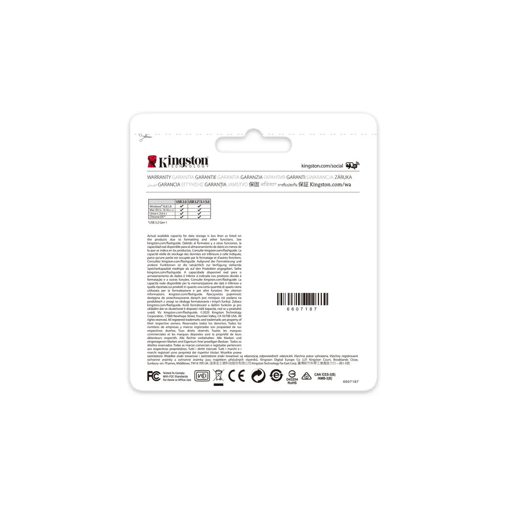 Kingston DataTraveler Exodia USB Flash Drive 128 GB USB Type-A 3.2 Gen 1 Black - iDesign Communications
