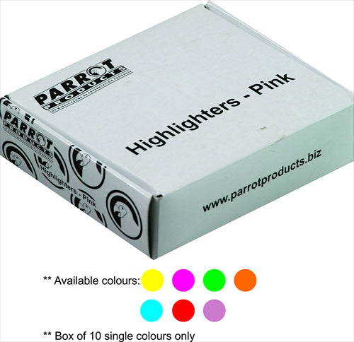 Highlighter Marker Box (10 Markers - Yellow)