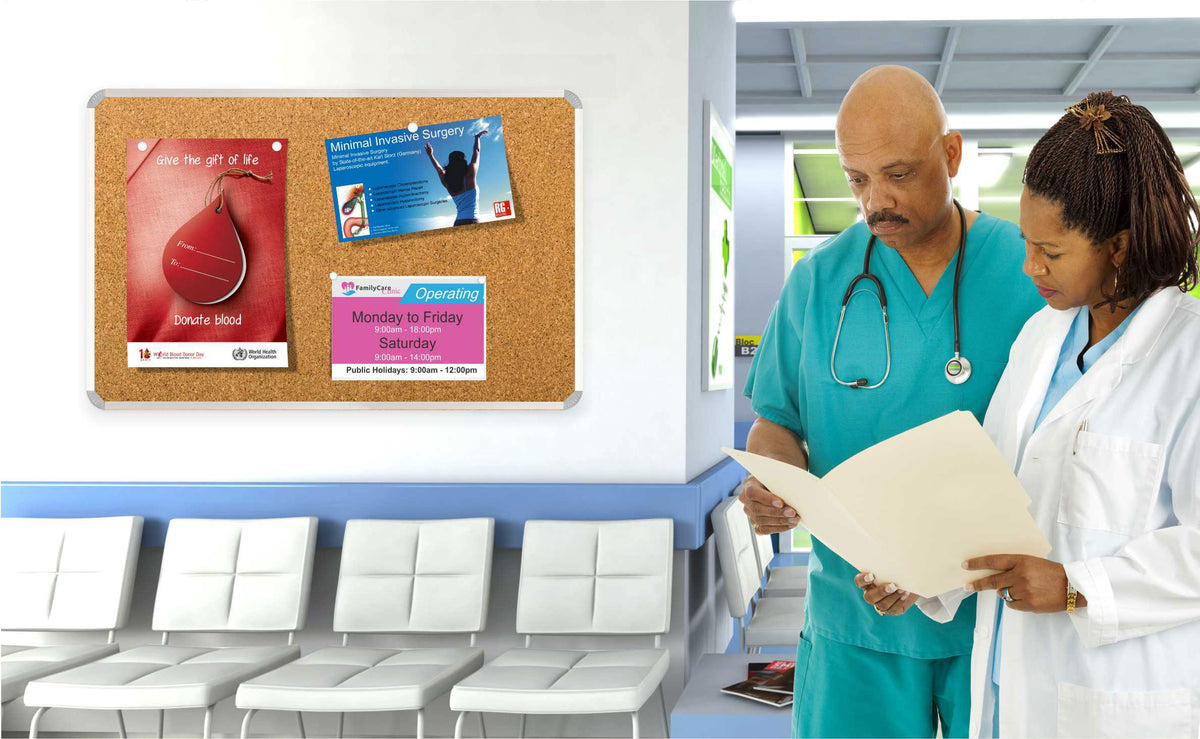 Info Board (Aluminium Frame - 1800*1200mm - Royal Blue)