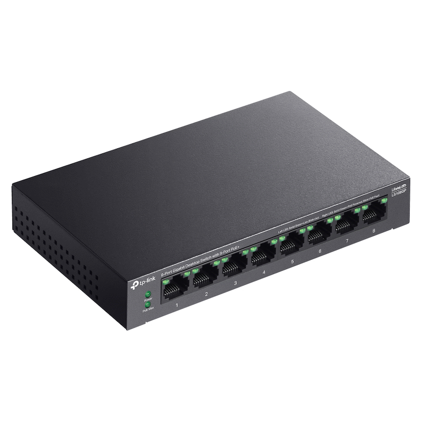 TP-Link 8 Port Gigabit Unmanaged Desktop POE Switch