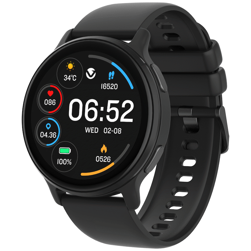 Volkano Stellar - GPS Smartwatch - Black
