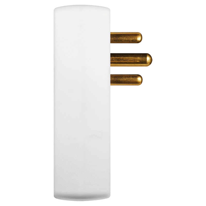 SWITCHED  2 Way Adaptor - White