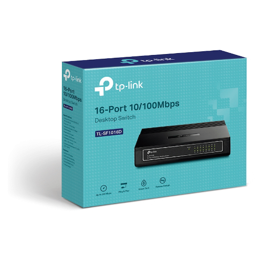 TP-Link TL-SF1016D 16-Port 10/100Mbps Desktop Switch