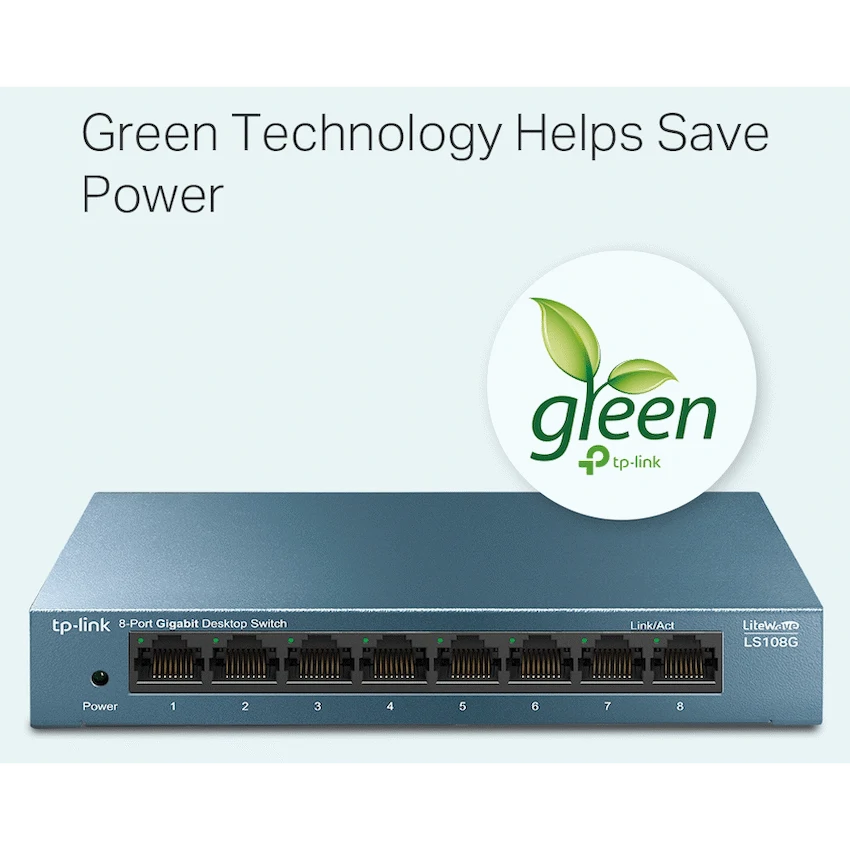 TP-Link 8 Ports Gigabit Unmanaged Desktop Switch