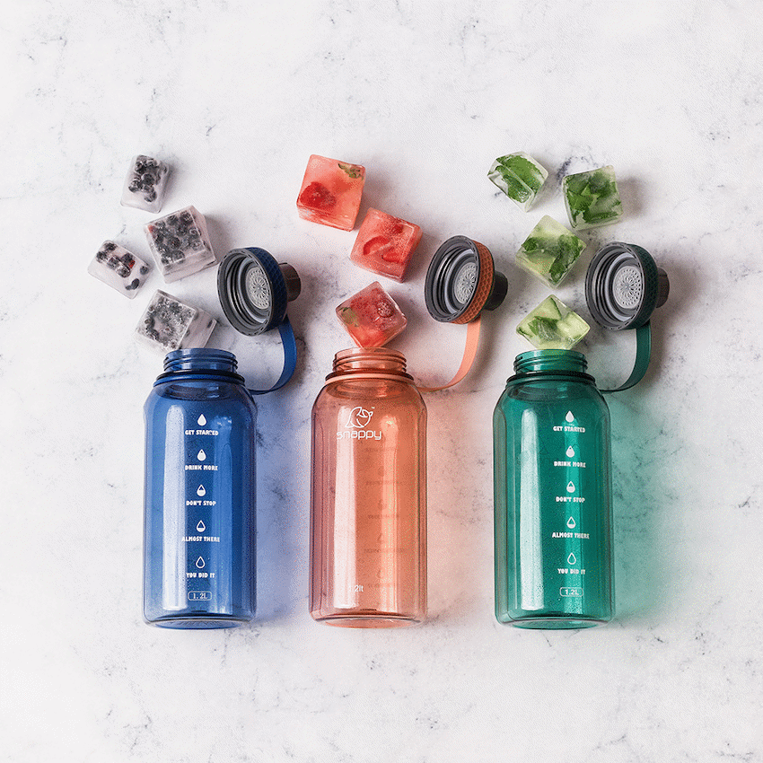 Snappy Tritan Bottle 1.2lt Coral ( Order in Qty of 10)