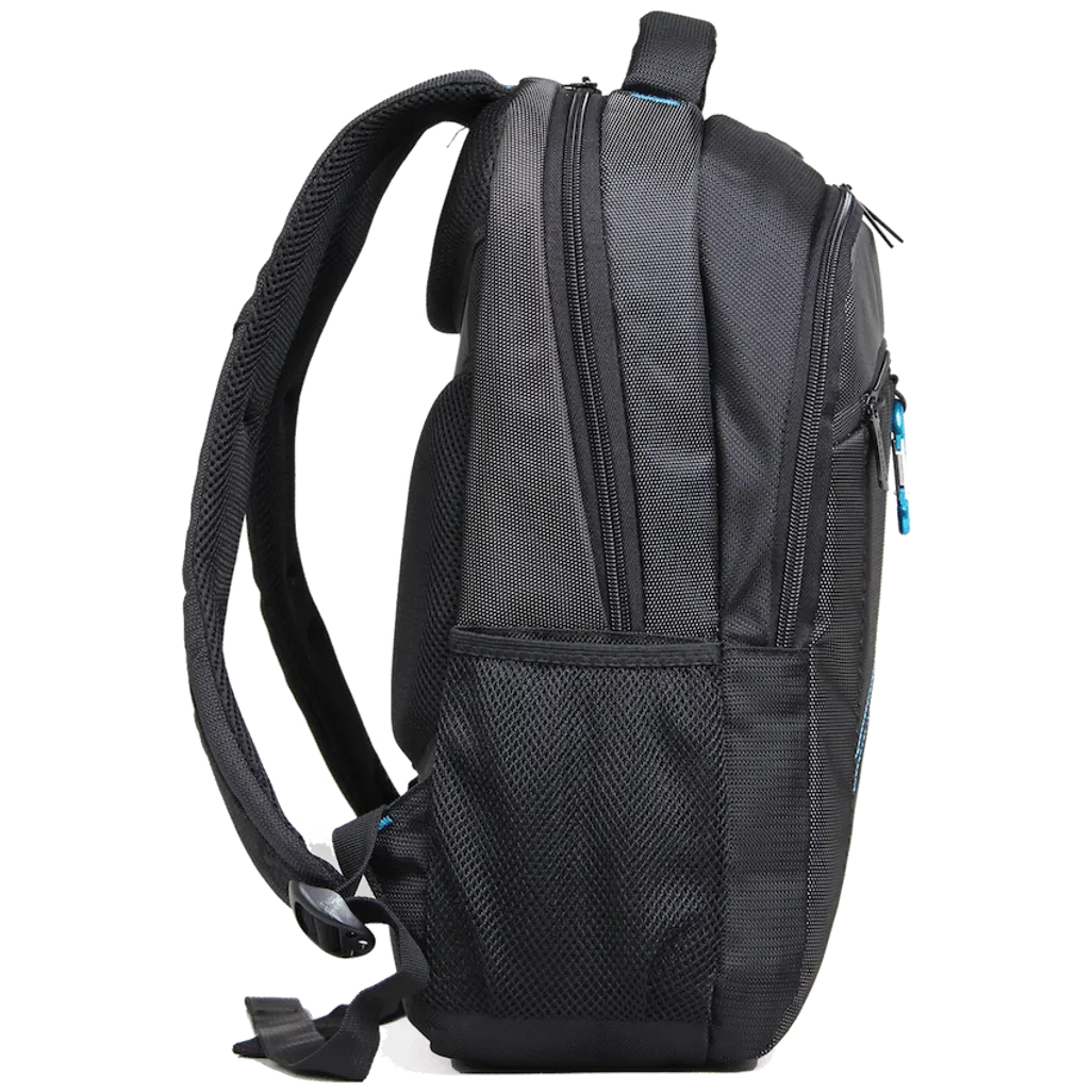 Kingsons 15.6 inch black laptop backpack with key chain