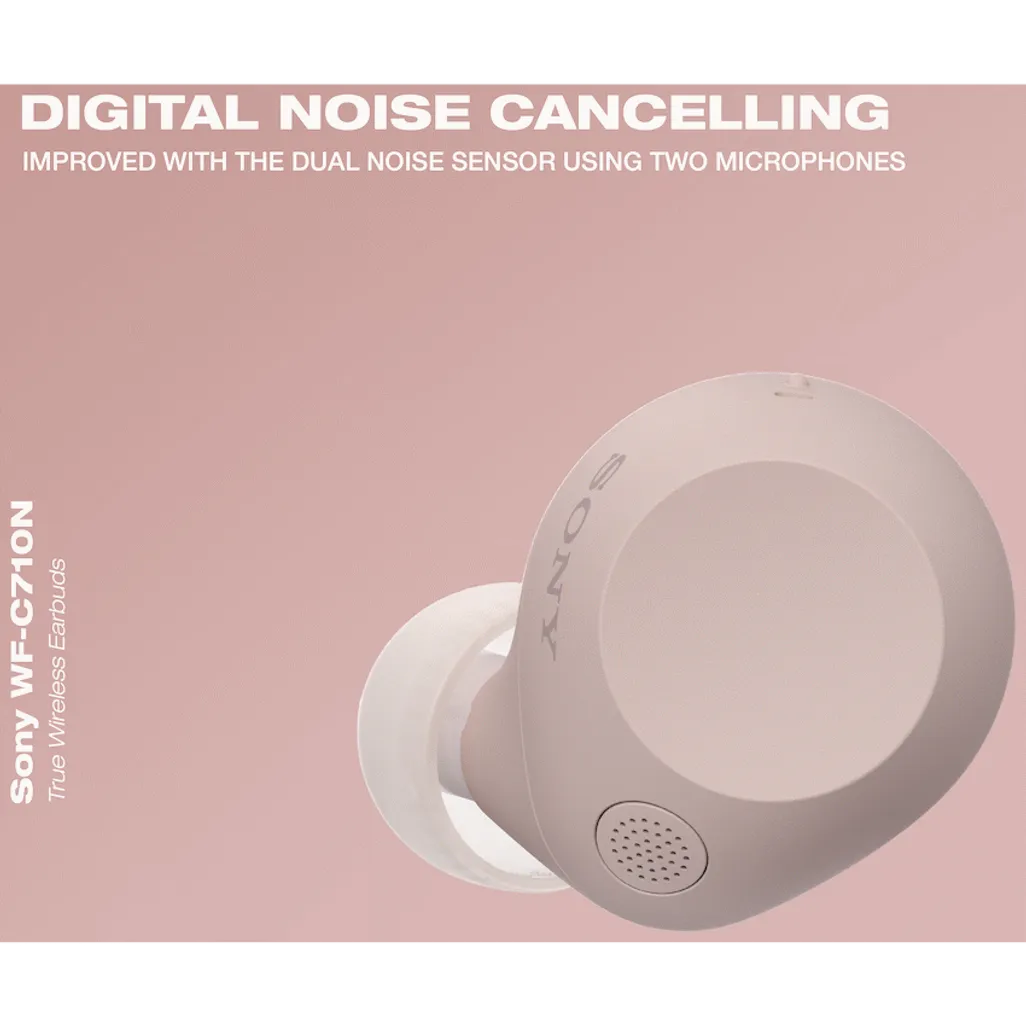 Sony WF-C710N True Wireless Earbuds (Pink)