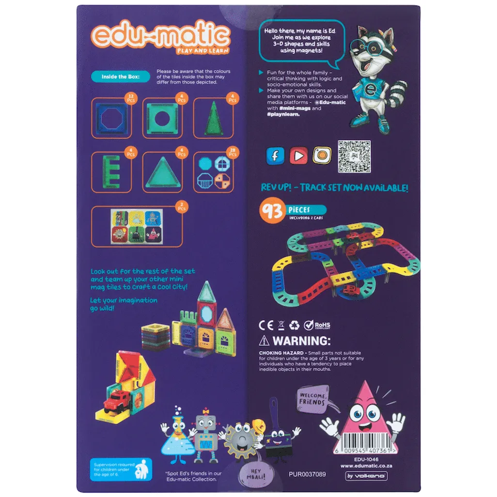 56 Magnetic Tiles, Windows and Stickers