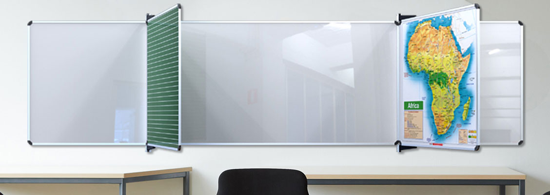 Educational Board Magnetic Whiteboard (1220*1210 - Swing Leaf - Option B)