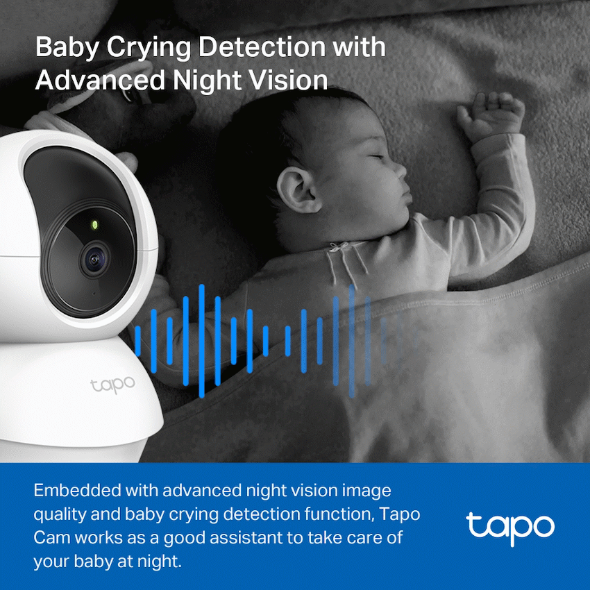 TP-Link Tapo C200P2 Pan/Tilt Home Security Wi-Fi Camera