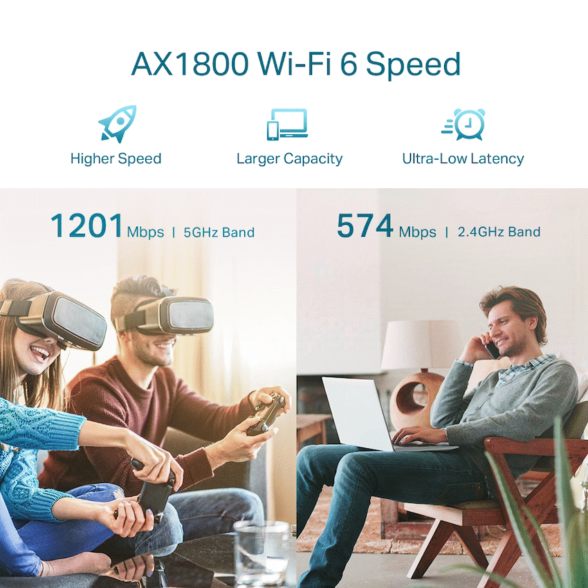 TP-Link RE605X AX1800 Wi-Fi 6 Range Extender