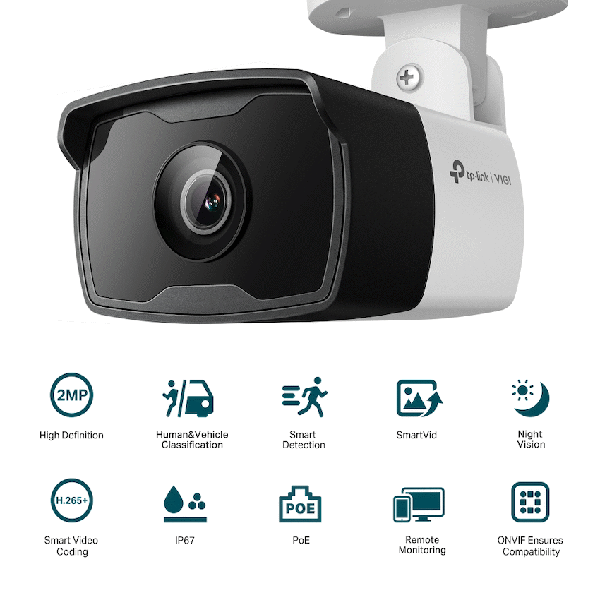 TP-Link Vigi C320I 2MP 4mm Outdoor Bullet Network Camera
