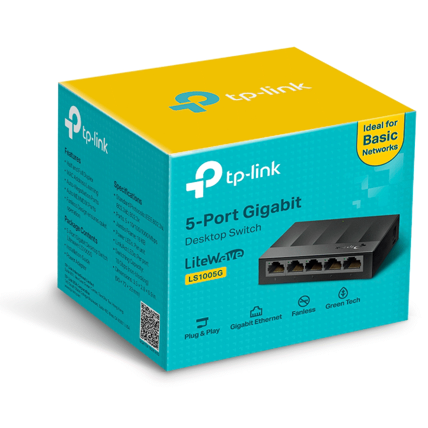 TP-Link 5 Port Gigabit Unmanaged Desktop Switch