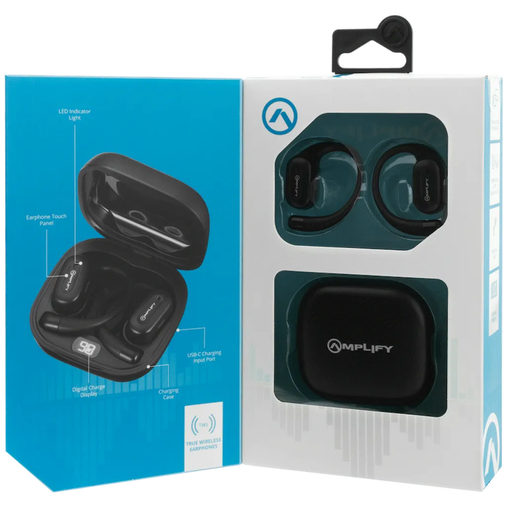 Amplify Move Series Air Conduction TWS Earphones - Black