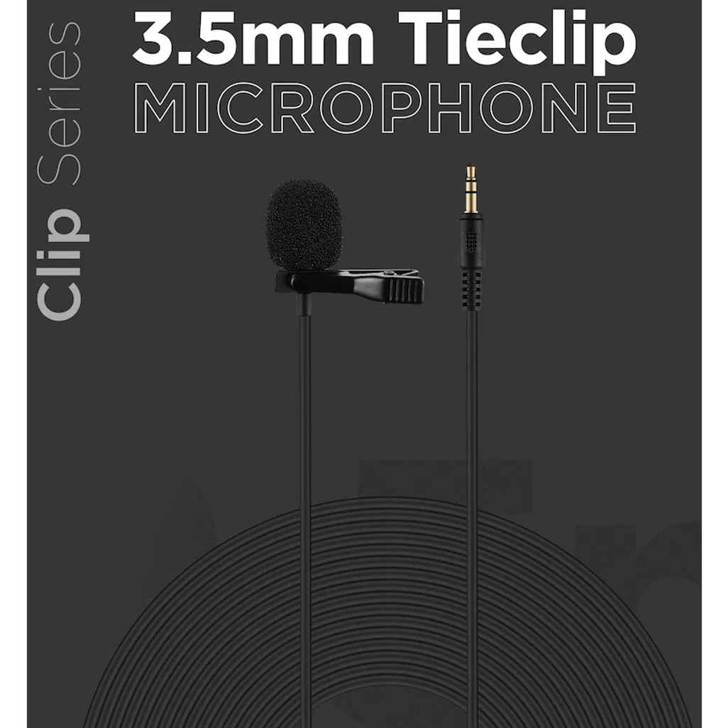 Volkano Clip series 3.5mm Tieclip Microphone