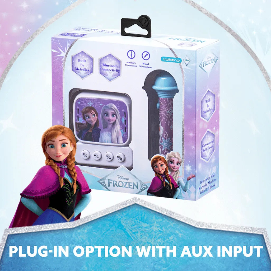 Disney Frozen Bluetooth Mini Karaoke Machine with Belt Hook