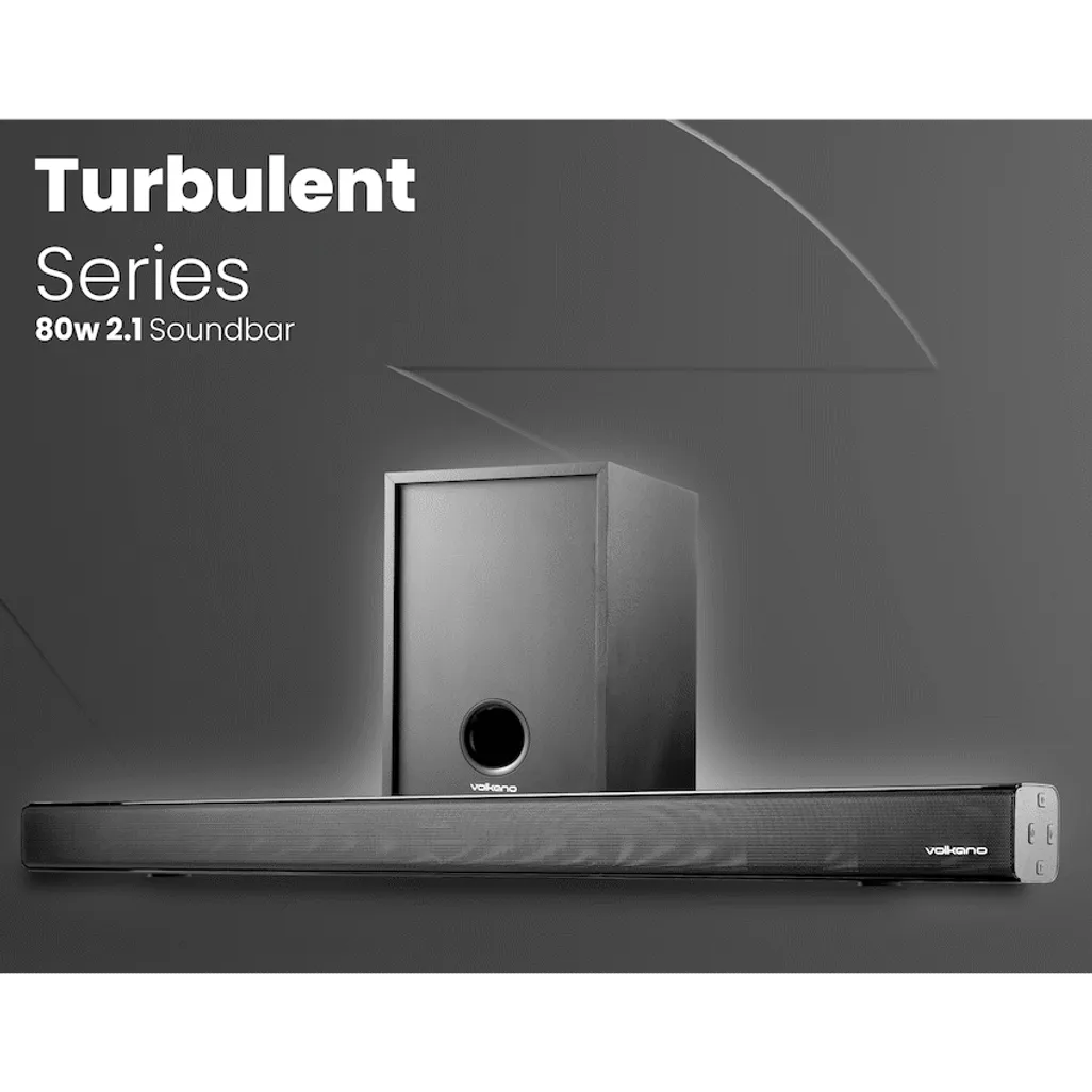 Volkano Turbulent Series 80w 2.1 Soundbar