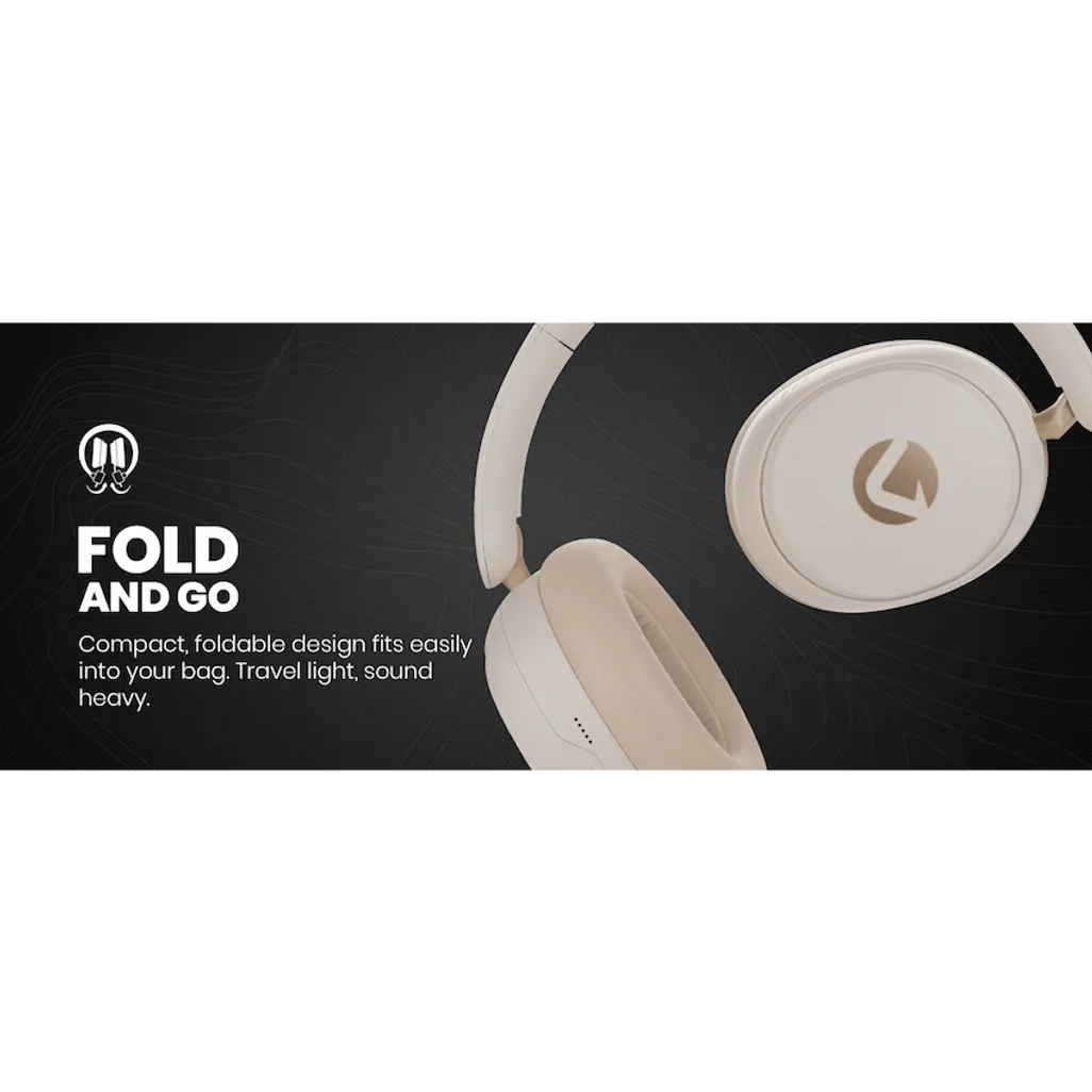 Volkano Lexi Bluetooth Headphone with ANC - Nude