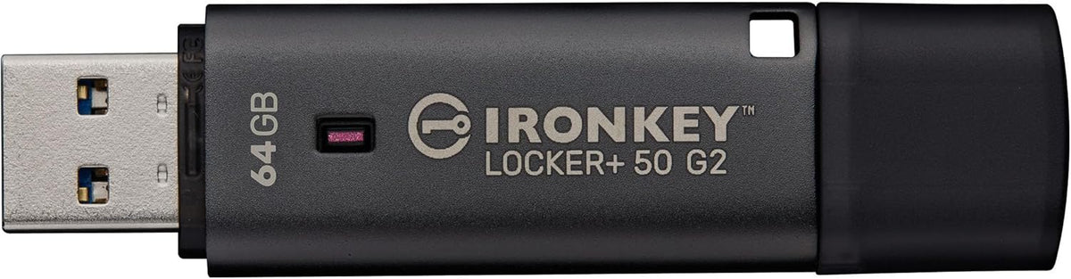 KINGSTON 64GB IRONKEY LOCKER PLUS 50 G2 FIPS 197 AES-256