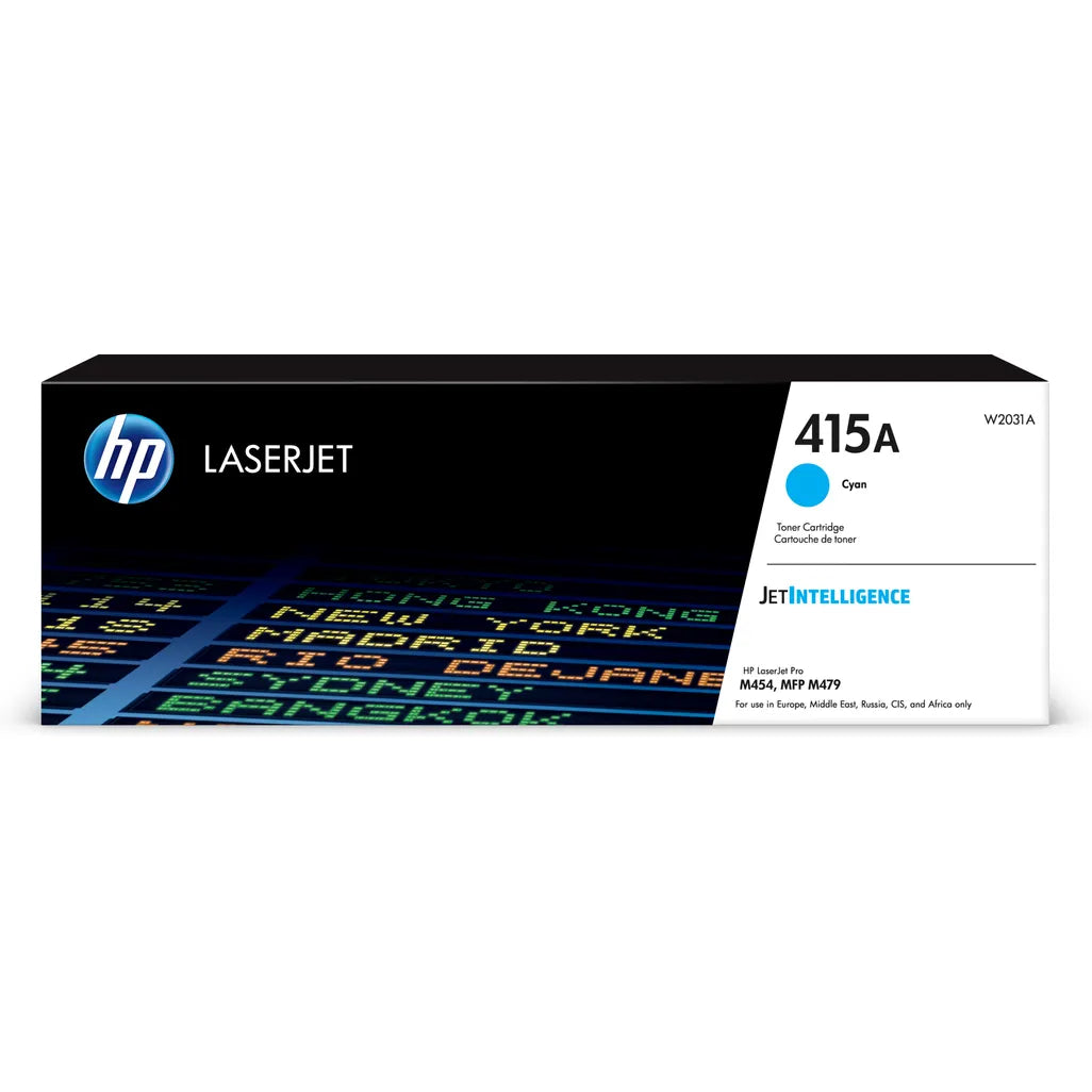 HP 415A Cyan Toner Cartridge 2,100 Pages Original - iDesign Communications