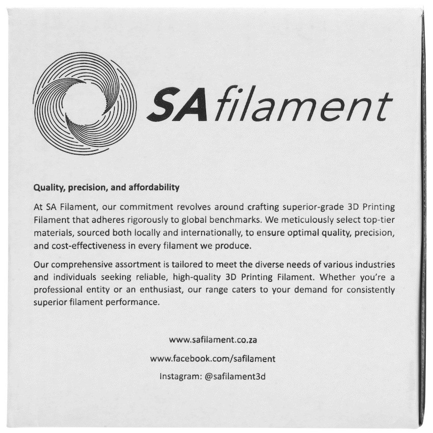 SA Filament PLA Filament 1kg - Military Green