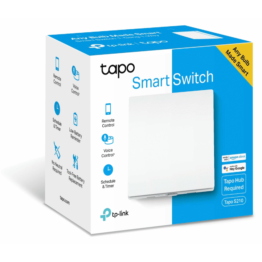TP-Link TAPO S210 1-Gang 1-Way Smart Light Switch