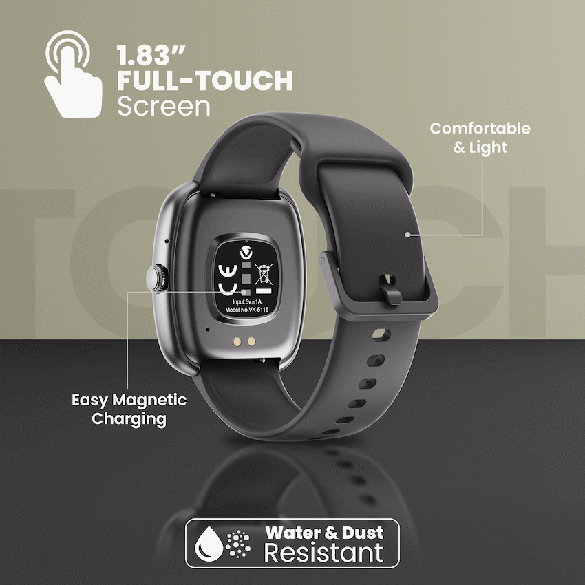Volkano Elevate - Smartwatch - Black