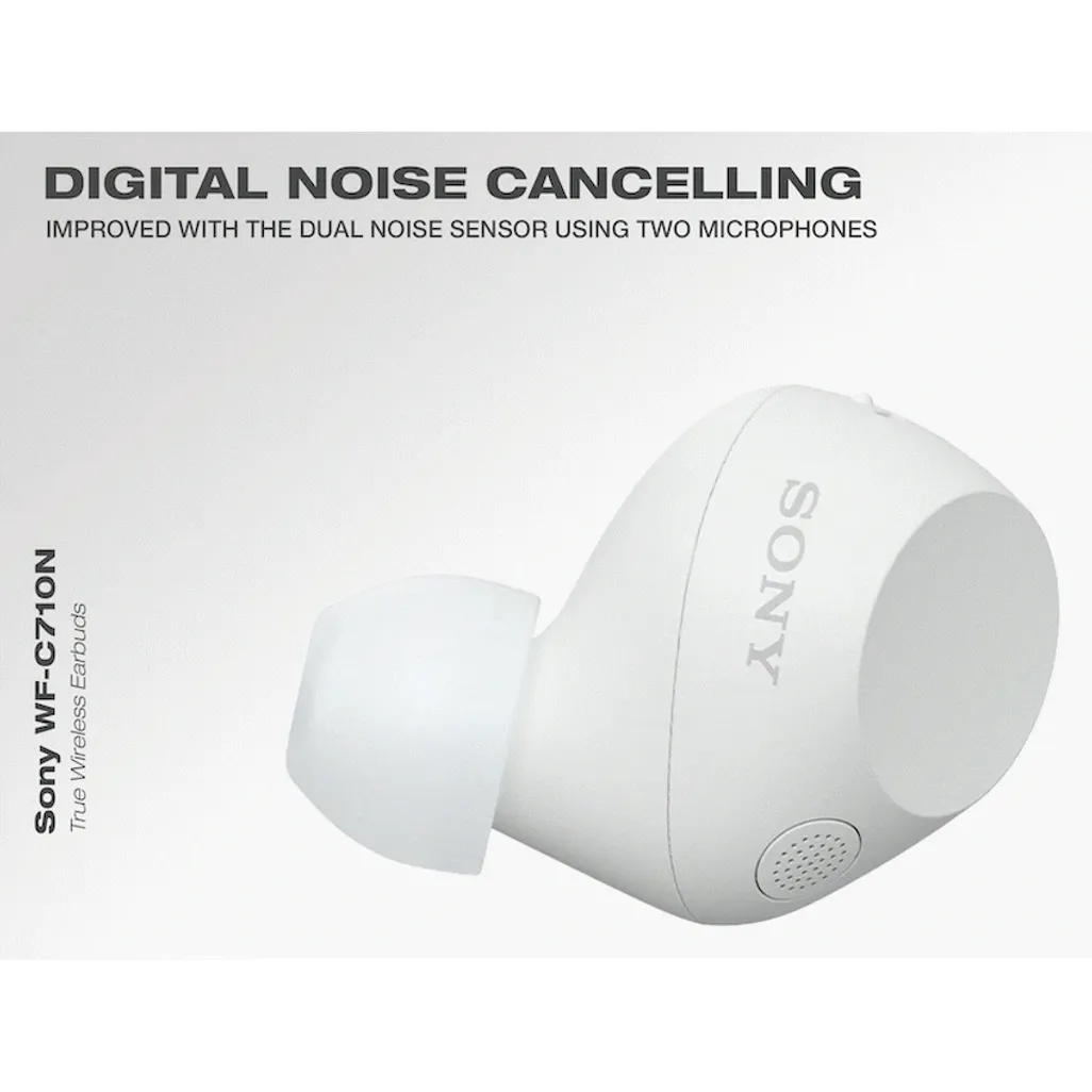 Sony WF-C710N (White) True Wireless Earbuds